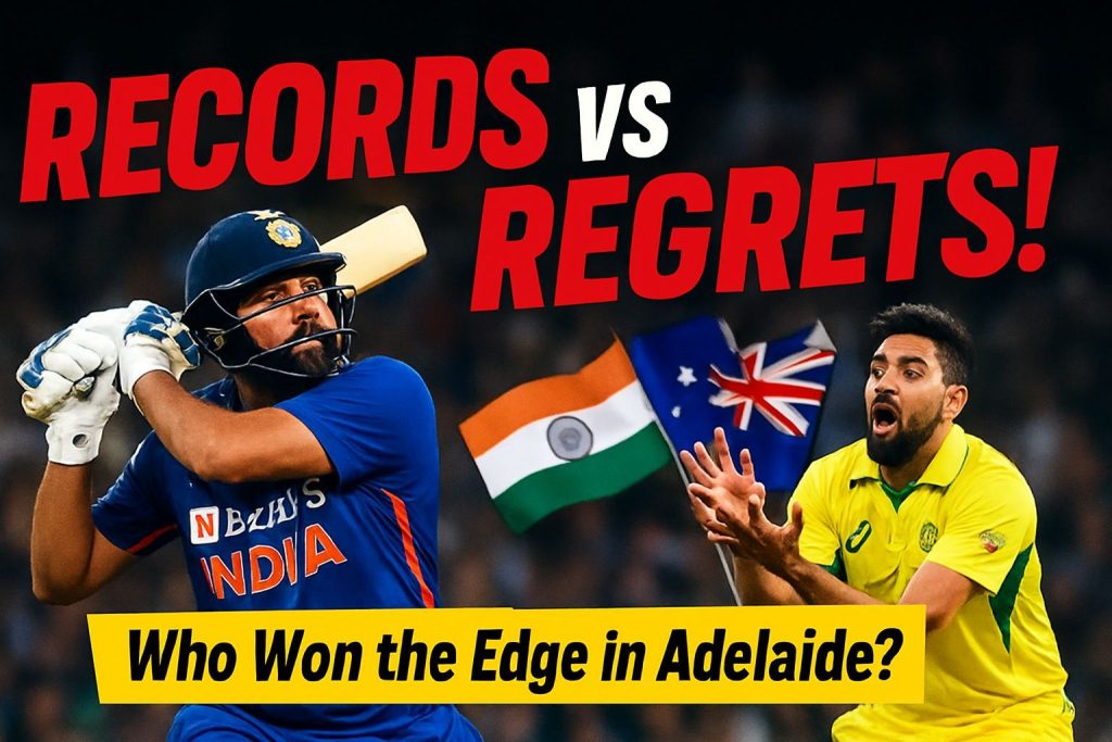 DROPPED! Siraj's Shocker Overshadows Rohit's Record-Breaking Show Against Aus