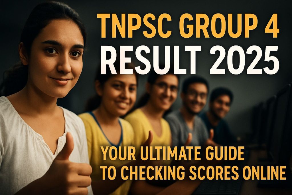 TNPSC Group 4 Result 2025: Your Ultimate Guide to Checking Scores Online
