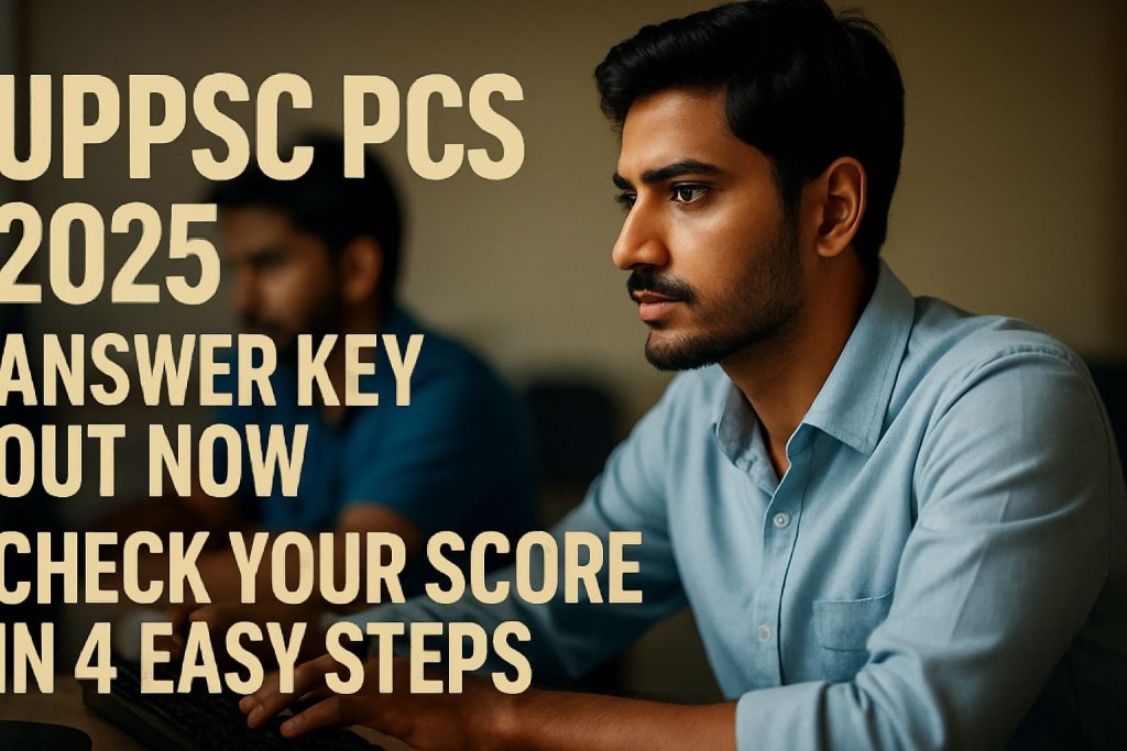 UPPSC PCS 2025 Answer Key Out Now: Check Your Score in 4 Easy Steps!