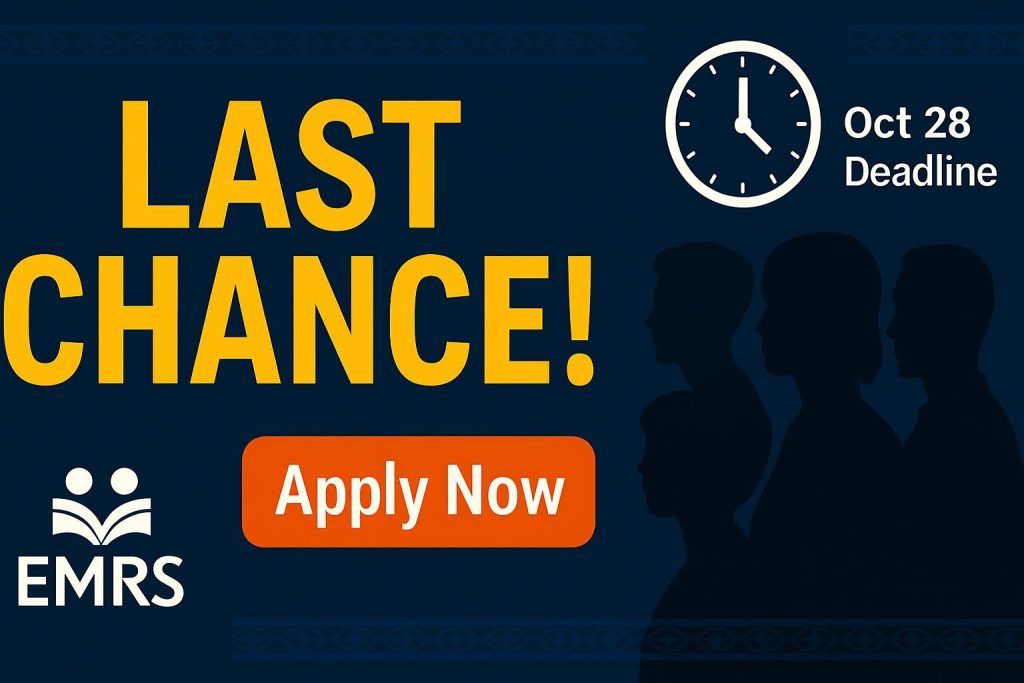 EMRS Last Date Extended! 5 More Days to Apply for 7267 Govt Jobs - Don't Miss Out!