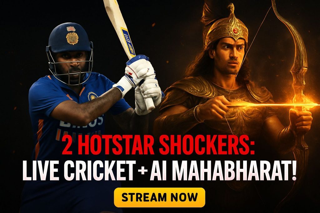 Jio Hotstar Shocks Cricket Fans With AI Mahabharat During India vs Australia T20 Series
