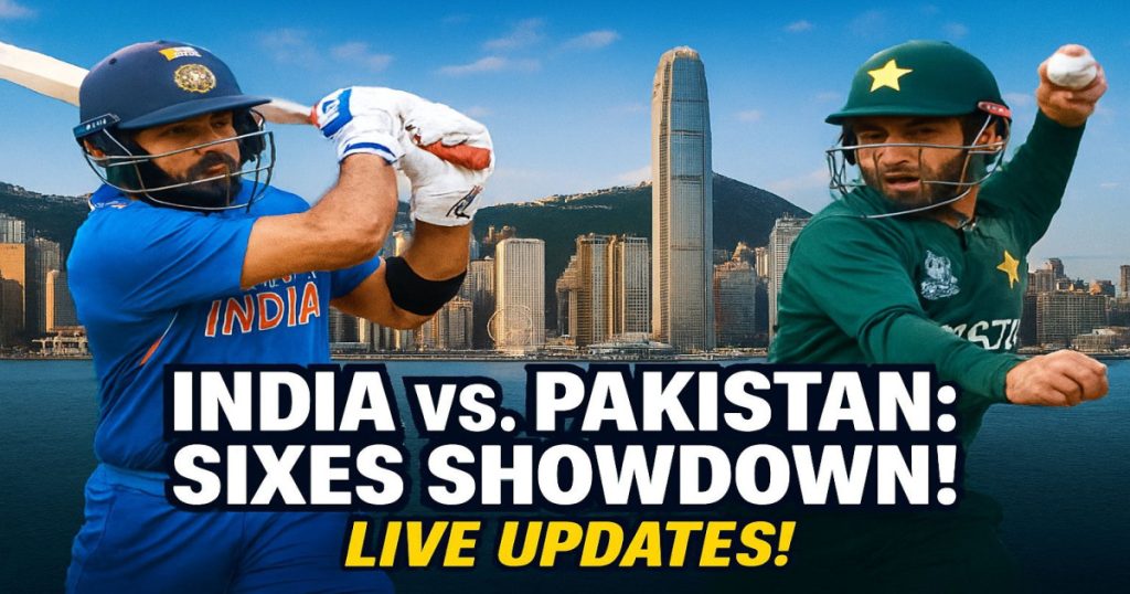 India vs Pakistan Hong Kong Sixes: Tensions Flare, Unexpected Drama Unfolds!