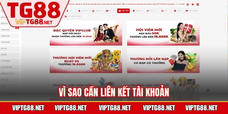 Vì sao hội viên cần phải liên kết dữ liệu tài khoản 