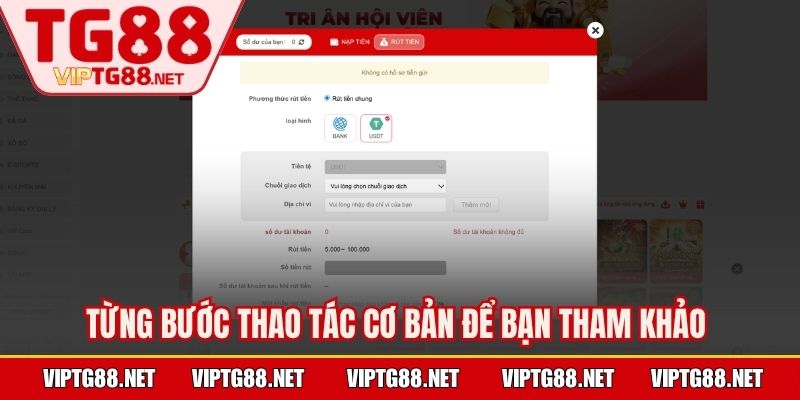 Từng bước thao tác cơ bản để bạn tham khảo 
